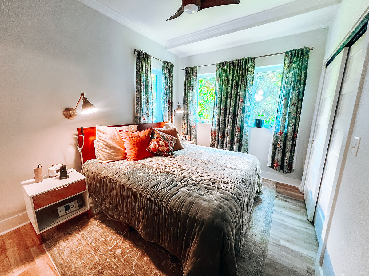 remodeled bedroom near Huntersville NC