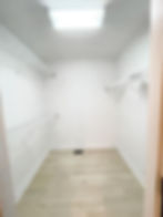 renovated closet with wire shelving